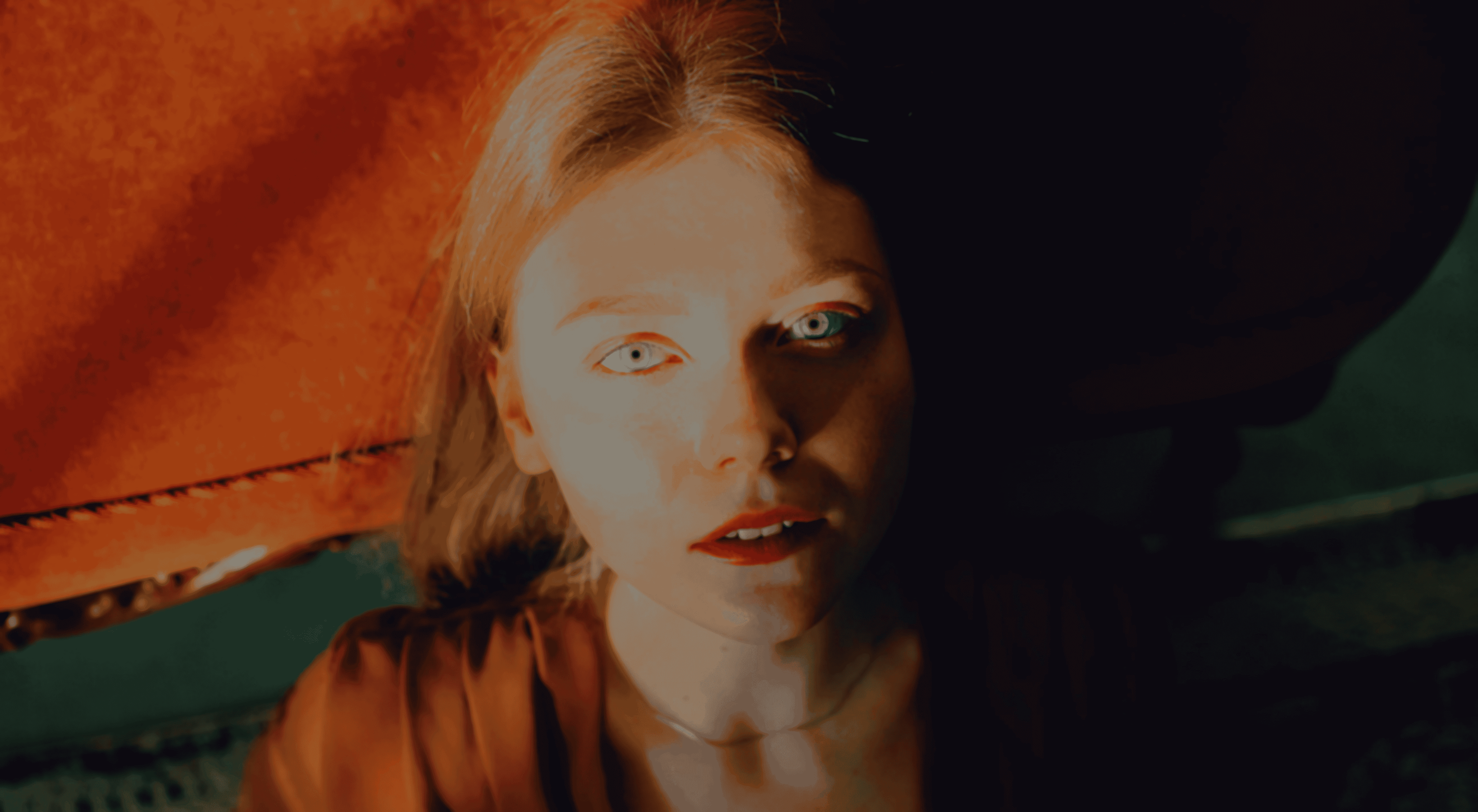 Portrait with enhanced color
